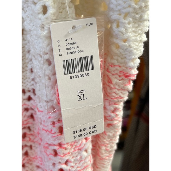 Anthropologie Faustia Cardigan - Pink Ombré- NWT - SZ XL - Picture 6 of 8